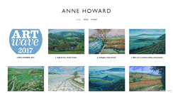 Desktop Screenshot of annehowardartist.com