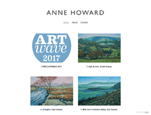 Tablet Screenshot of annehowardartist.com